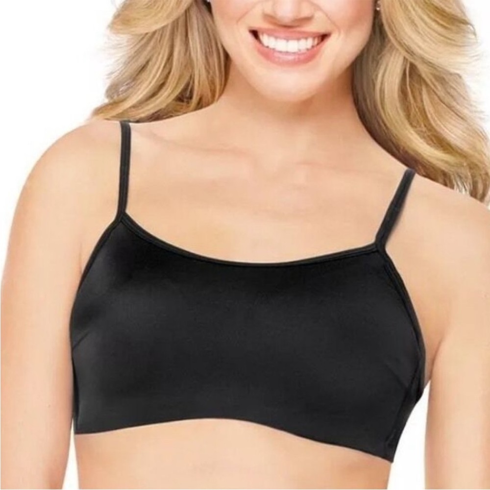 NWT SPANX Assets Black Cami Bra Size 32B
